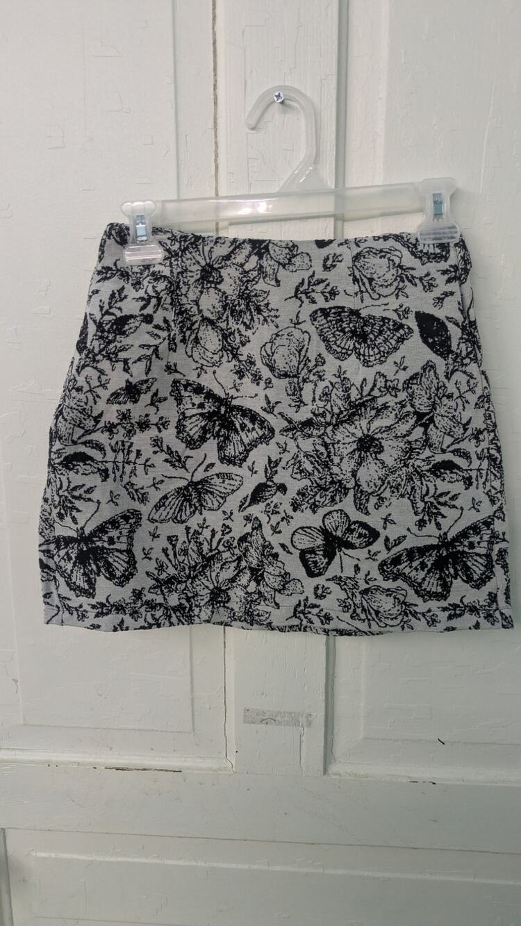 NWT Butterfly mini Skirt womens XS